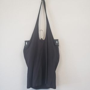 Victoria's Secret black bra halter top. Size L